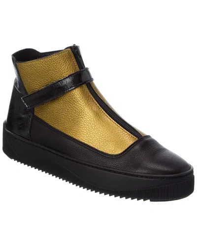 Arche Breaxy Leather Sneaker In Black