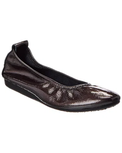 Arche Laius Leather Flat In Animal Print