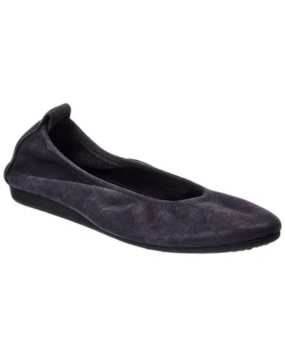 Arche Laius Leather Flat In Animal Print