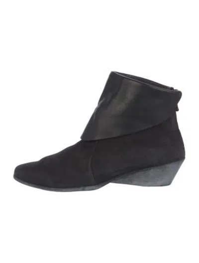 Pre-owned Arche Suede Boots In Black
