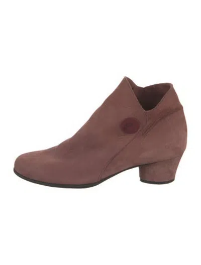 Pre-owned Arche Suede Boots In Pink