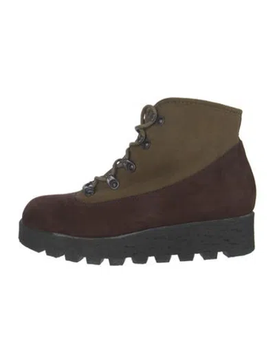 Pre-owned Arche Suede Hiking Boots In Brown