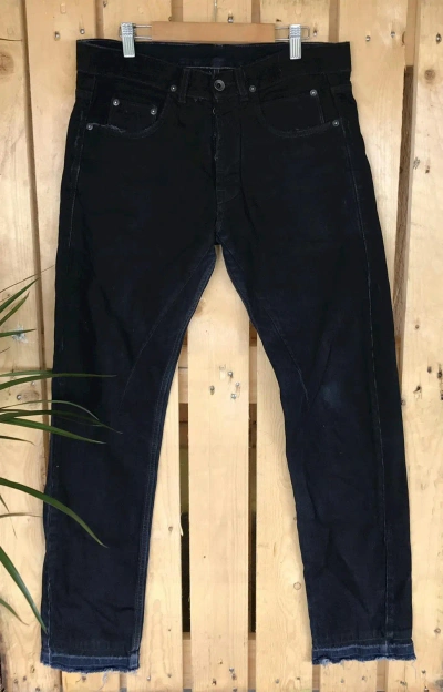 Pre-owned Archival Clothing X Rick Owens Dyed Grunge Rock Jeans Sku 0002 In Denim