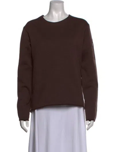 Pre-owned Arc'teryx Crew Neck Long Sleeve Sweatshirt In Brown