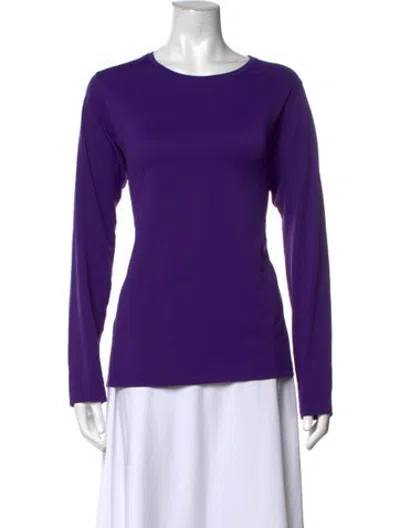 Pre-owned Arc'teryx Crew Neck Long Sleeve Top In Purple
