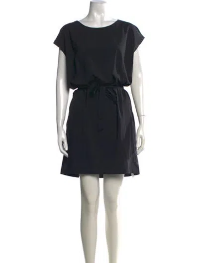 Pre-owned Arc'teryx Crew Neck Mini Dress In Black