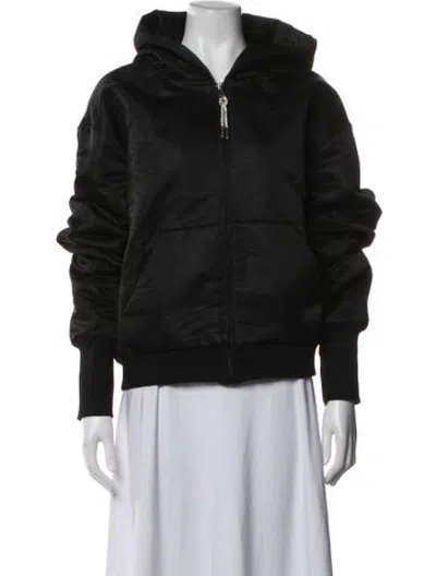Pre-owned Area Bomber Jacket W/ Tags In Black
