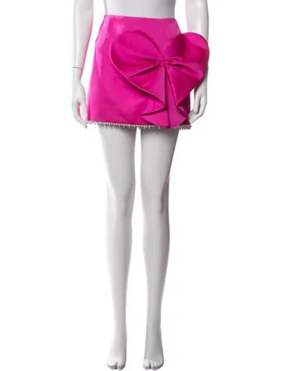 Pre-owned Area Mini Skirt W/ Tags In Pink