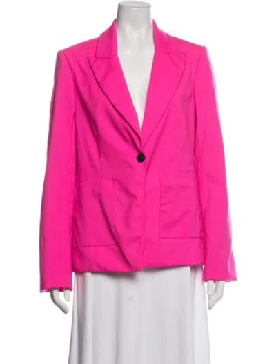 Pre-owned Argent Wool Blazer In Pink