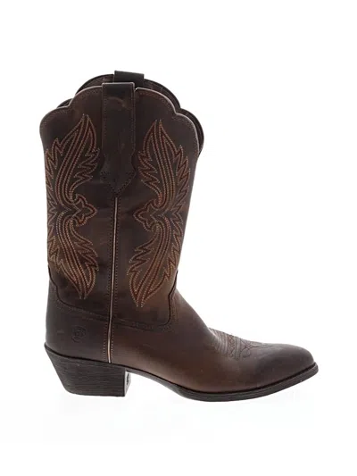 Pre-owned Ariat Boots In Brown