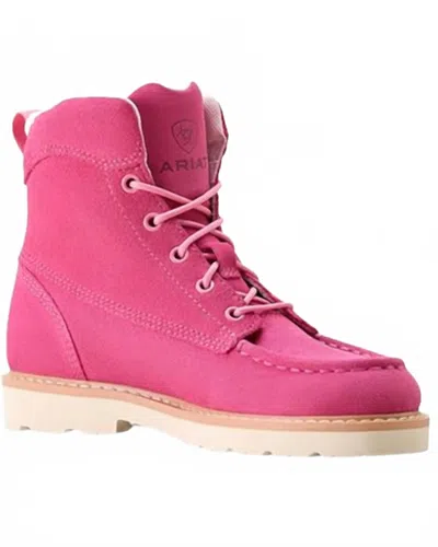 Ariat Kid's Rebar Lift Boot In Pink