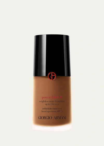 Armani Collezioni Power Fabric+ Matte Foundation With Broad-spectrum Spf 25 In White