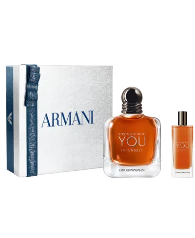 Armani Collezioni 2-piece Stronger With You Intensely Eau De Parfum Set In No Color