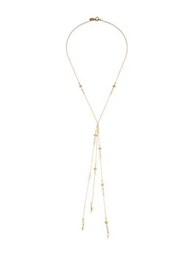 Pre-owned Armenta 18k Diamond Lavalier Necklace, 22.5" In Multicolor
