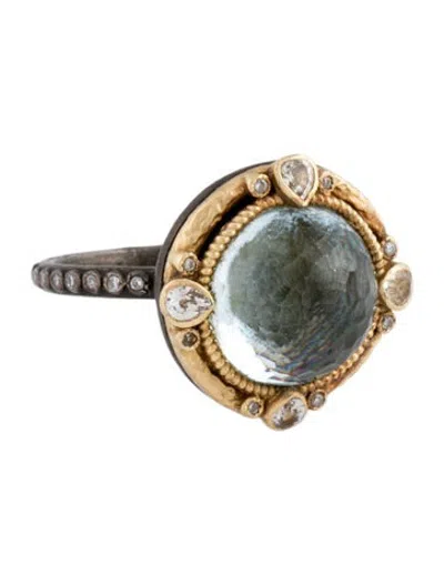 Pre-owned Armenta Multistone Old World Cocktail Ring In Multicolor