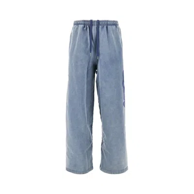 Artefact Sunfade Stencil Sweatpants In Blue
