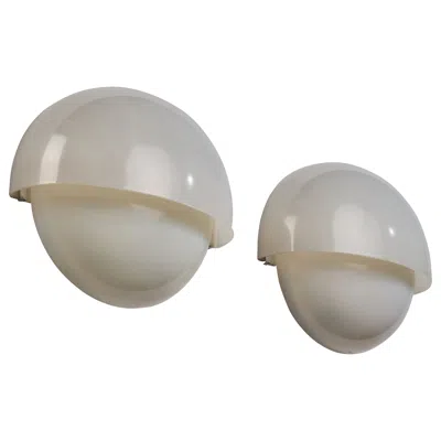 Pre-owned Artemide Vico Magistretti, Wall Lights, Acrylic, Italy, 1960s In Clear