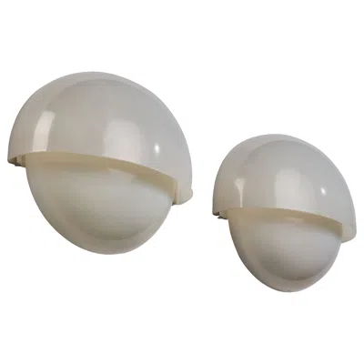 Pre-owned Artemide Vico Magistretti, Wall Lights, Acrylic, Italy, 1960s In Clear