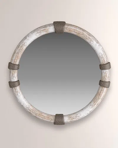 Arteriors Bresnahan 43" Round Mirror In Neutral