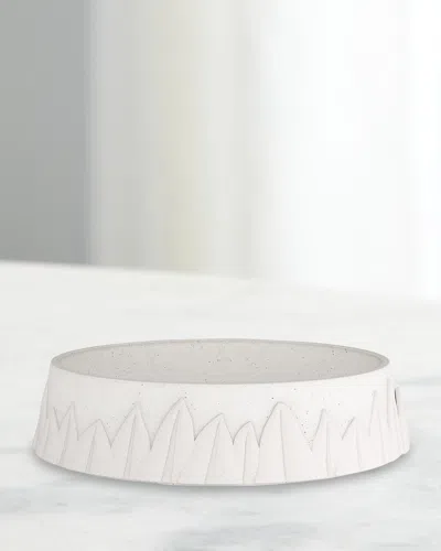 Arteriors Feather Centerpiece In White