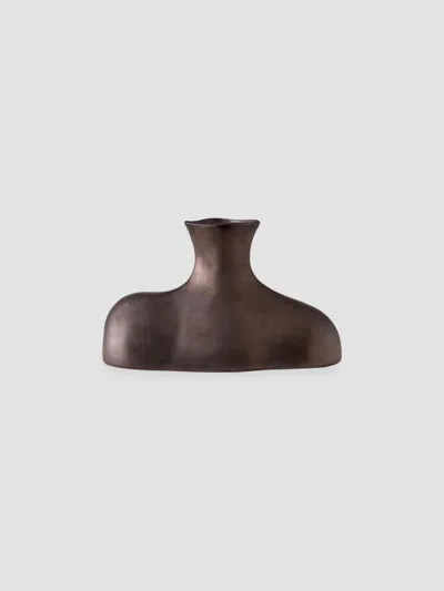 Arteriors Tilbury Bust Vase In Gunmetal