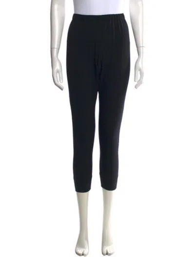 Pre-owned Arts & Science Wool Straight Leg Pants In Black