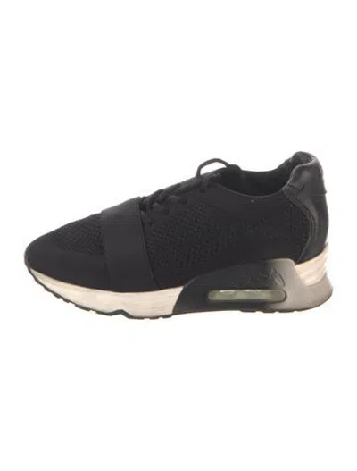 Pre-owned Ash Colorblock Pattern Athletic Sneakers In Black