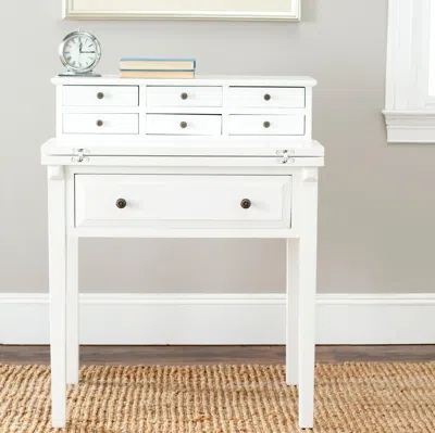 Ashley 7 Drawer Fold Down Desk In White