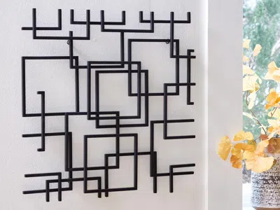 Ashley Aadanton Wall Decor In Black