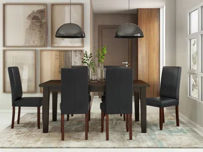 Ashley Acadian Parson Dining Chair (set Of 2) In Black