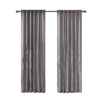 Ashley Aden Curtain Panel In Gray