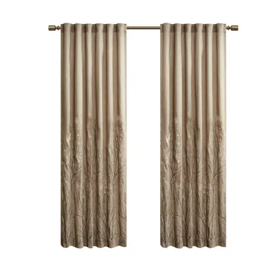 Ashley Aden Curtain Panel In Tan