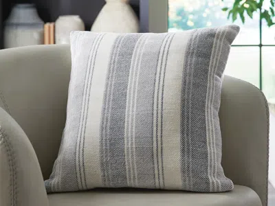 Ashley Adikus Pillow In Blue/gray/white
