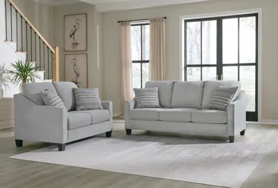 Ashley Adlai Sofa And Loveseat In Shadow
