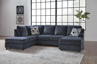 Ashley Albar Place 2-piece Sectional In Cobalt