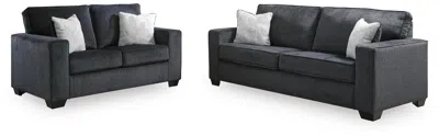 Ashley Altari Sofa And Loveseat In Slate