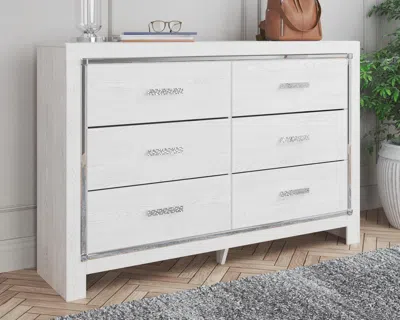 Ashley Altyra 6 Drawer Dresser In White