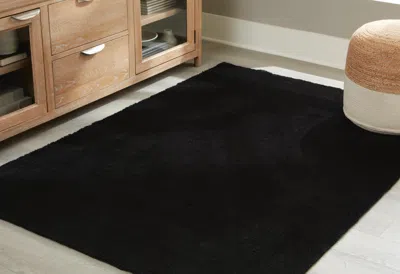 Ashley Annaben 5' X 7' Washable Rug In Black