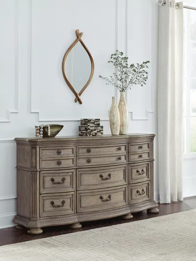 Ashley Ardenfield Dresser In Light Brown