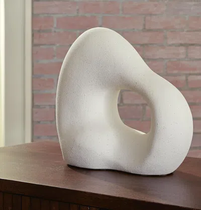Ashley Arthrow Ceramic Short Sculpture In Off White