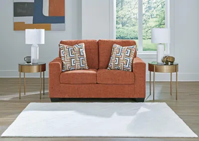Ashley Aviemore Loveseat In Spice