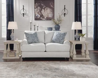 Ashley Avocet Loveseat In Arctic