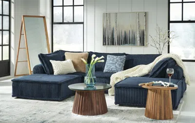 Ashley Bales 5-piece Modular Seating In Navy