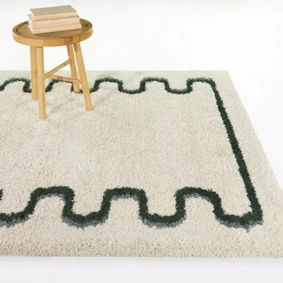 Ashley Balta Rugs Squiggle 5' 3" X 7' Area Rug In Green