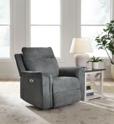 Ashley Barnsana Power Recliner In Gravel