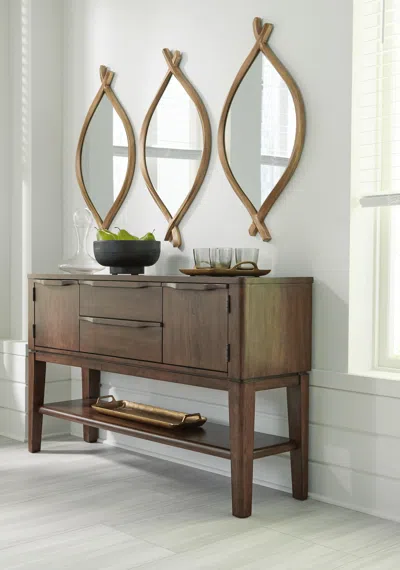 Ashley Bartner Accent Mirror In Antique Gold Finish