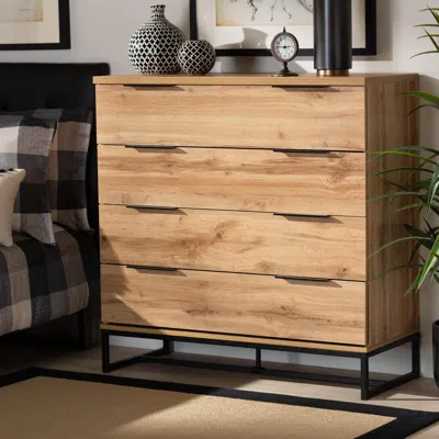 Ashley Baxton Studio Reid 4-drawer Dresser In Brown