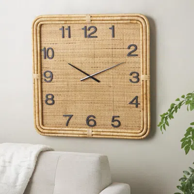 Ashley Bayberry Lane Wall Clock In Brown
