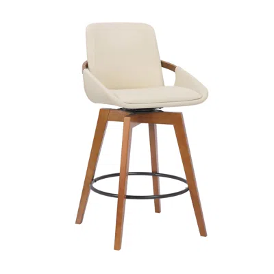 Ashley Baylor Counter Height Bar Stool In Beige