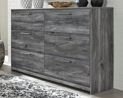 Ashley Baystorm 6 Drawer Dresser In Gray